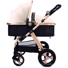 Neues 2018 Baby Kinderwagen 3 in 1 für 0-3 Jahre Baby Kinderwagen mit abnehmbarem Einkaufskorb